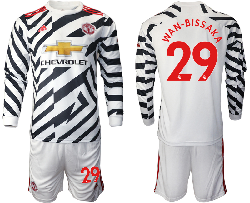 2021 Men Manchester united away long sleeve #29 soccer jerseys->manchester united jersey->Soccer Club Jersey